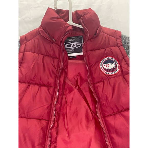 CB Sport boys youth vest-sweater jacket in size 7 pre-owned - Picture 2 of 11